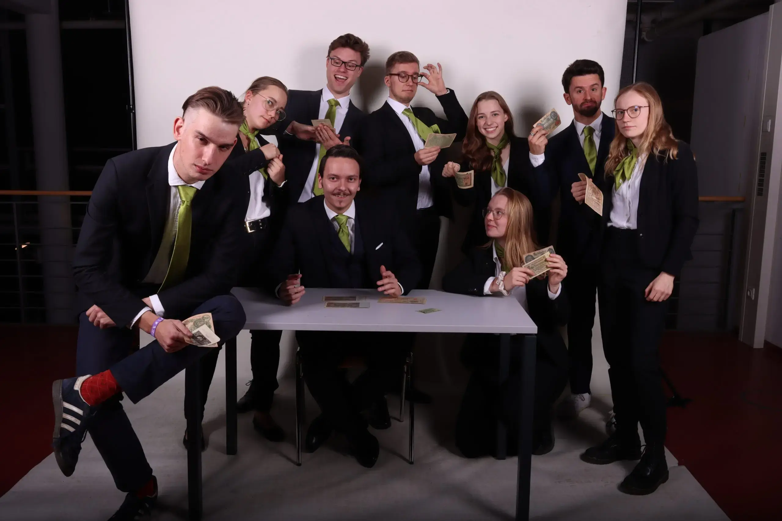 Photo of the Finances team